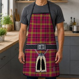 ScotsTee Shop Scottish O'Meehan Clan Highland Kilt Sporran Tartan Apron