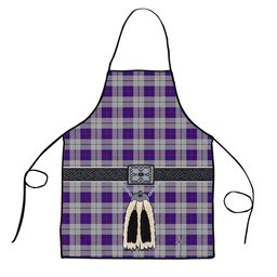 ScotsTee Shop Scottish MacRae Dress Purple 1 Clan Highland Kilt Sporran Tartan Apron
