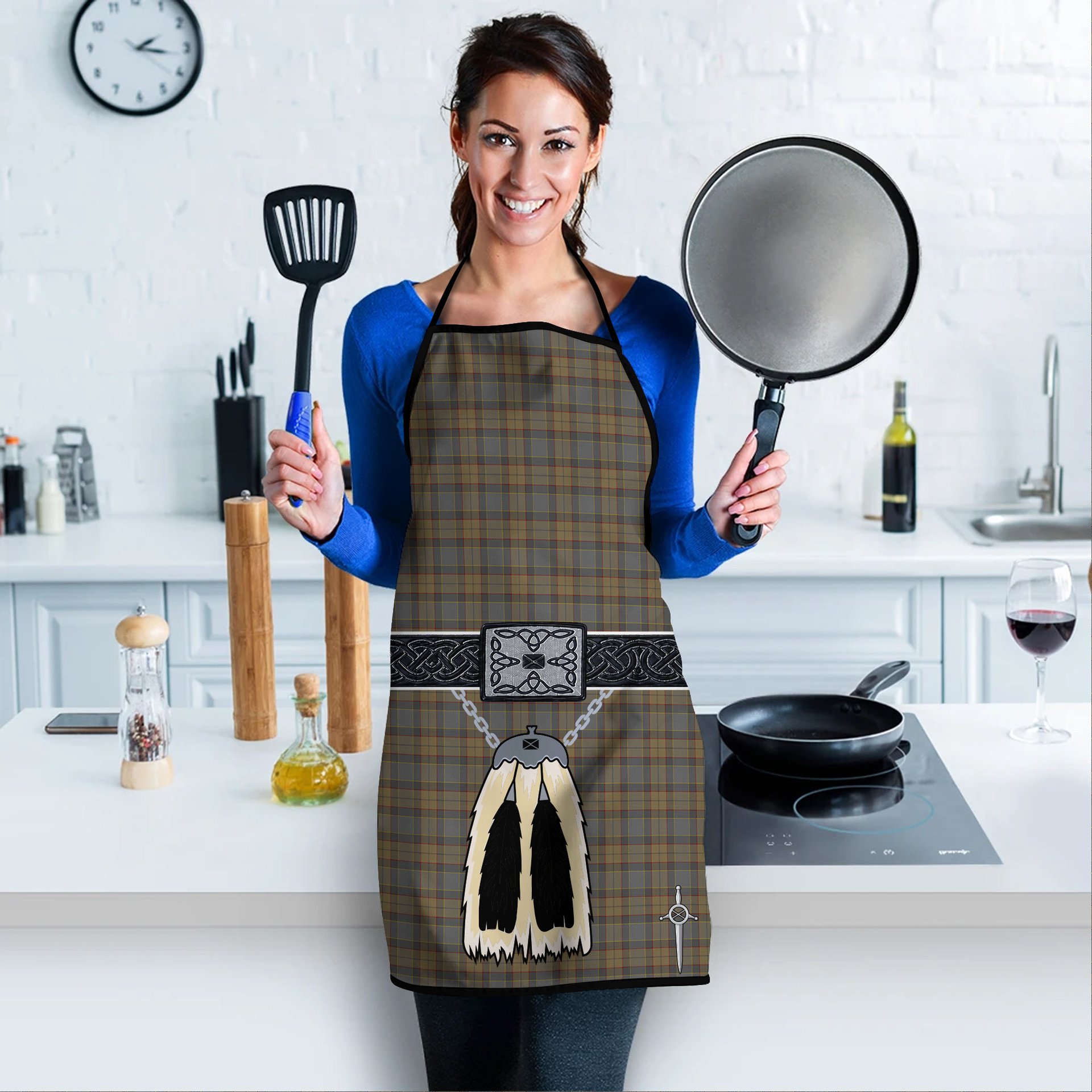 ScotsTee Shop Scottish Outlander 1 Clan Highland Kilt Sporran Tartan Apron