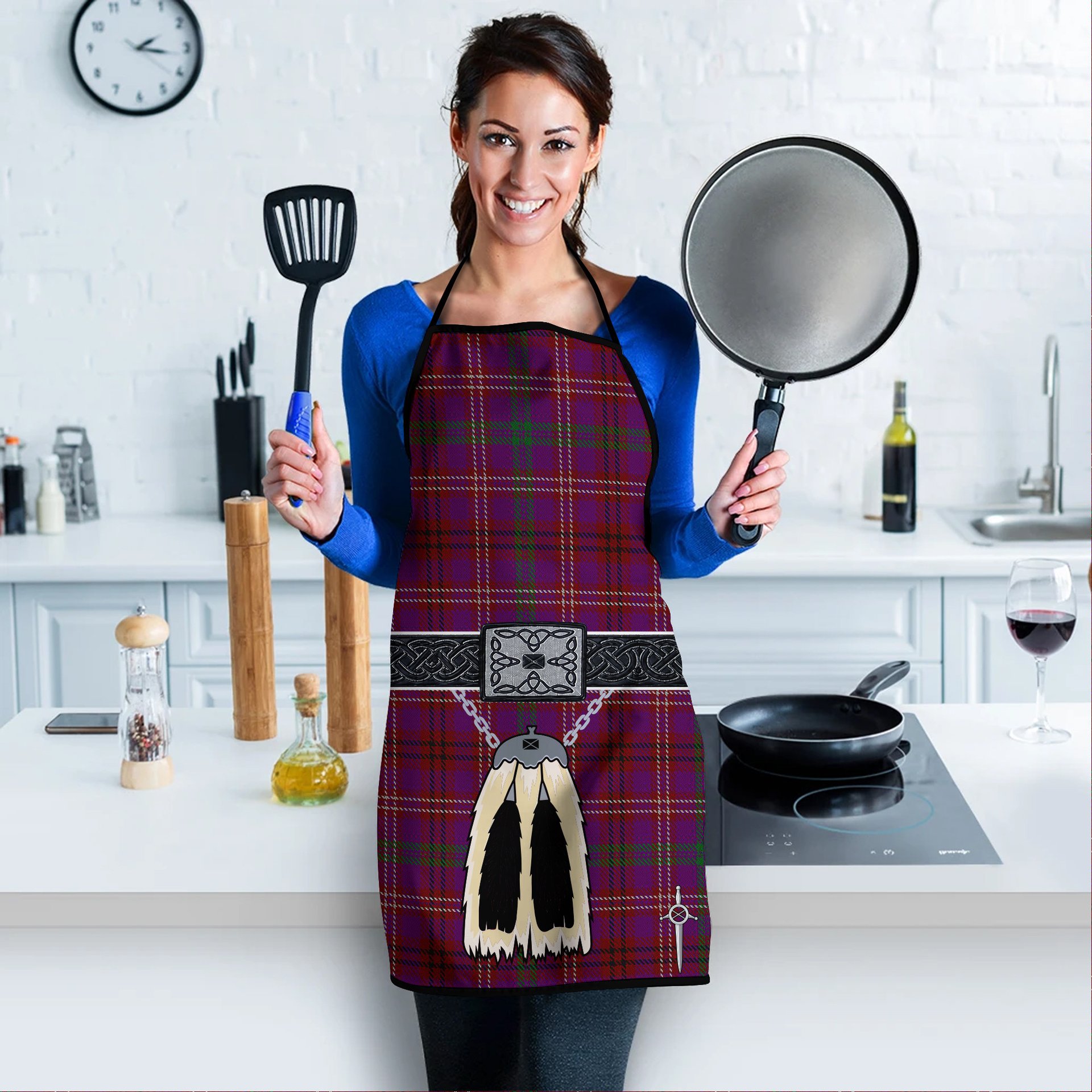 ScotsTee Shop Scottish McCall (Caithness) Clan Highland Kilt Sporran Tartan Apron