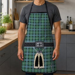 ScotsTee Shop Scottish Melville Modern Clan Highland Kilt Sporran Tartan Apron