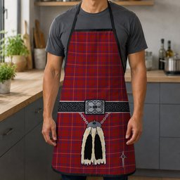 ScotsTee Shop Scottish Rose Clan Highland Kilt Sporran Tartan Apron