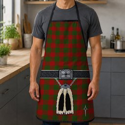 ScotsTee Shop Scottish Wilsons 099 Clan Highland Kilt Sporran Tartan Apron