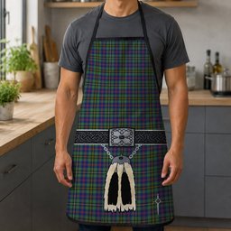 ScotsTee Shop Scottish Wood SC Clan Highland Kilt Sporran Tartan Apron
