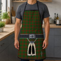 ScotsTee Shop Scottish Menzies Clan Highland Kilt Sporran Tartan Apron