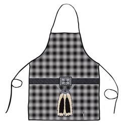 ScotsTee Shop Scottish MacPhee Black and White Clan Highland Kilt Sporran Tartan Apron