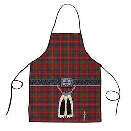 ScotsTee Shop Scottish Robertson White line Clan Highland Kilt Sporran Tartan Apron