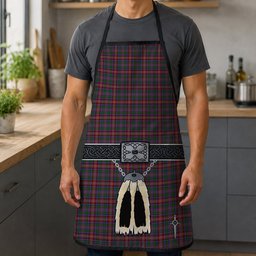 ScotsTee Shop Scottish Ritchie Clan Highland Kilt Sporran Tartan Apron