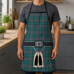 ScotsTee Shop Scottish Ralston USA Modern Clan Highland Kilt Sporran Tartan Apron