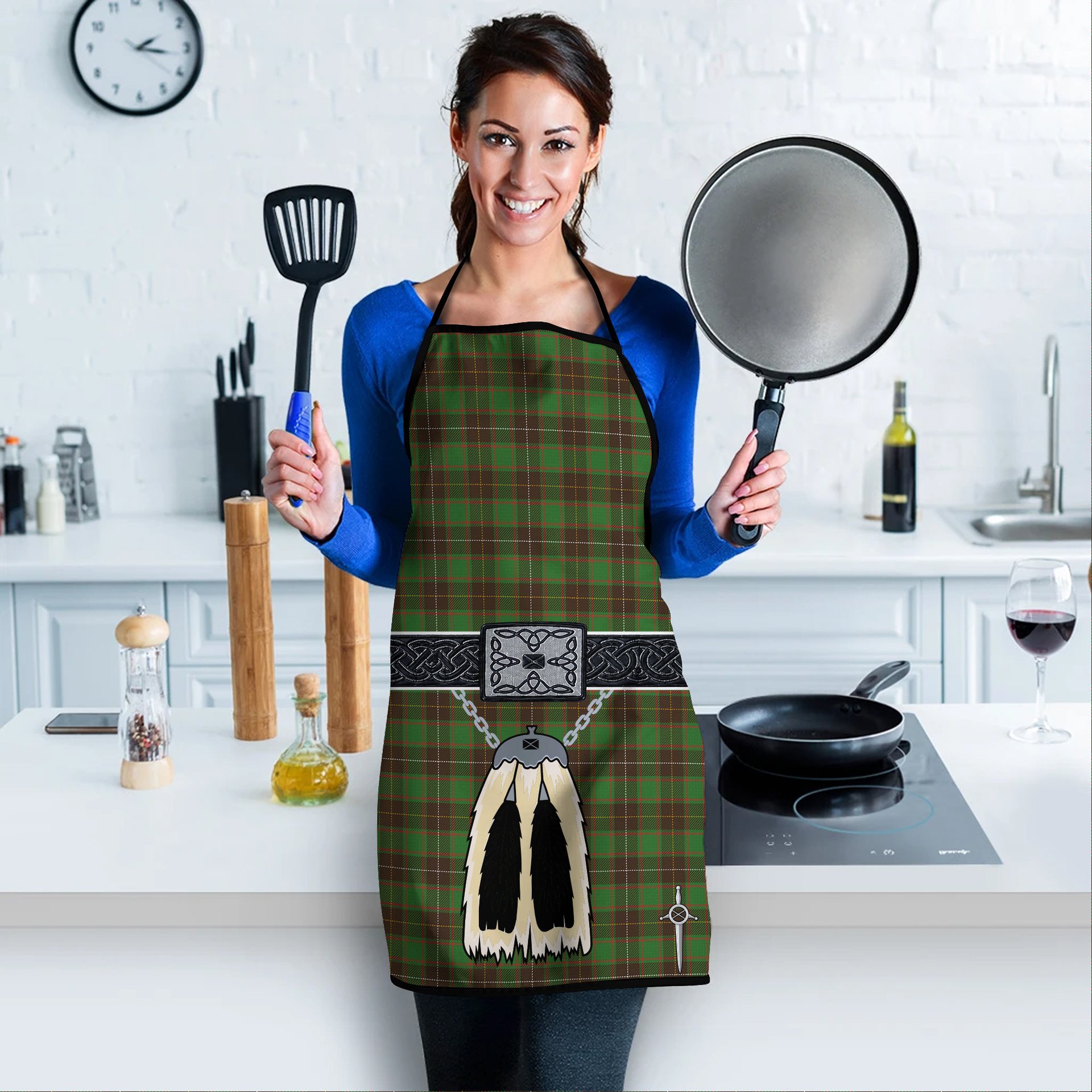 ScotsTee Shop Scottish MacPhee Hunting Ancient Clan Highland Kilt Sporran Tartan Apron