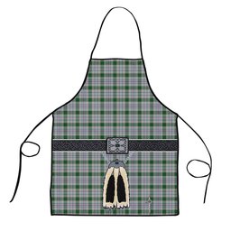 ScotsTee Shop Scottish Milne dress green Clan Highland Kilt Sporran Tartan Apron