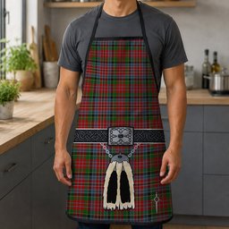 ScotsTee Shop Scottish MacPherson Ancient Clan Highland Kilt Sporran Tartan Apron