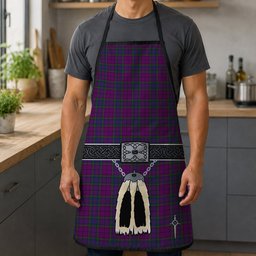 ScotsTee Shop Scottish Wardlaw Clan Highland Kilt Sporran Tartan Apron