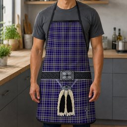 ScotsTee Shop Scottish Ochterlony SC Clan Highland Kilt Sporran Tartan Apron