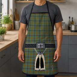 ScotsTee Shop Scottish O'Brien Clan Highland Kilt Sporran Tartan Apron