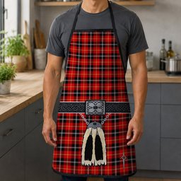 ScotsTee Shop Scottish Marjoribanks SC Clan Highland Kilt Sporran Tartan Apron