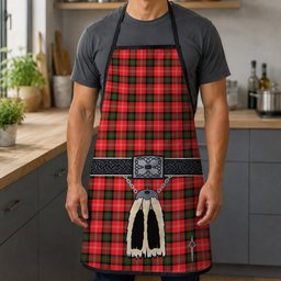 ScotsTee Shop Scottish Nisbet Modern Clan Highland Kilt Sporran Tartan Apron