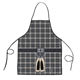 ScotsTee Shop Scottish McCandlish Arisaid Grey Clan Highland Kilt Sporran Tartan Apron