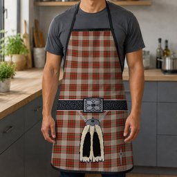 ScotsTee Shop Scottish McBrayer Dress Clan Highland Kilt Sporran Tartan Apron