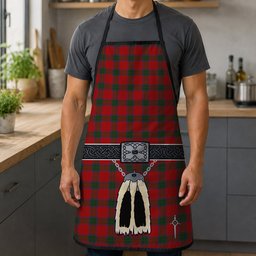 ScotsTee Shop Scottish Robertson Vestiarium Scoticum Clan Highland Kilt Sporran Tartan Apron