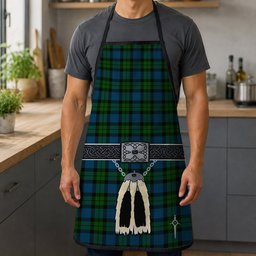 ScotsTee Shop Scottish McCoy Clan Highland Kilt Sporran Tartan Apron