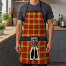 ScotsTee Shop Scottish Maguire Black Clan Highland Kilt Sporran Tartan Apron