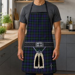 ScotsTee Shop Scottish Semple Clan Highland Kilt Sporran Tartan Apron