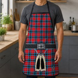 ScotsTee Shop Scottish MacTavish Modern Clan Highland Kilt Sporran Tartan Apron