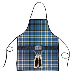 ScotsTee Shop Scottish Thomson Blue Clan Highland Kilt Sporran Tartan Apron