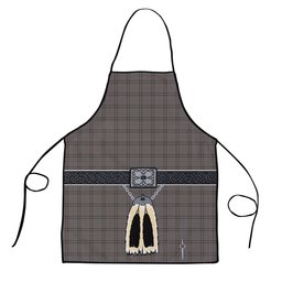 ScotsTee Shop Scottish Stewart Grey Clan Highland Kilt Sporran Tartan Apron