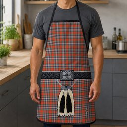 ScotsTee Shop Scottish McFarland Ancient Clan Highland Kilt Sporran Tartan Apron