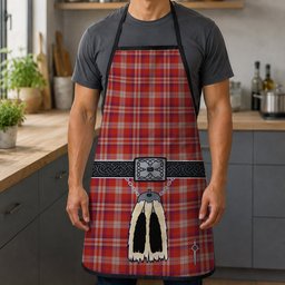 ScotsTee Shop Scottish Pennington Clan Highland Kilt Sporran Tartan Apron