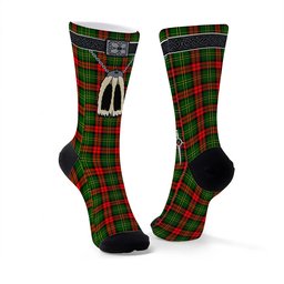 ScotsTee Shop Scottish Blackstock Clan Highland Kilt Sporran Tartan Socks