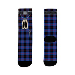 ScotsTee Shop Scottish Angus Modern Clan Highland Kilt Sporran Tartan Socks