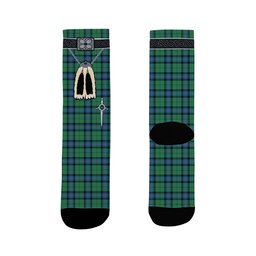 ScotsTee Shop Scottish Armstrong Ancient Clan Highland Kilt Sporran Tartan Socks