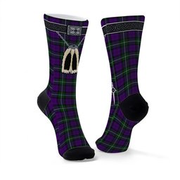 ScotsTee Shop Scottish Baillie Highland Society Clan Highland Kilt Sporran Tartan Socks