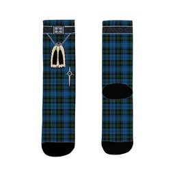 ScotsTee Shop Scottish Blanton Clan Highland Kilt Sporran Tartan Socks