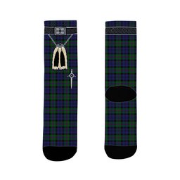 ScotsTee Shop Scottish Baird Modern Clan Highland Kilt Sporran Tartan Socks