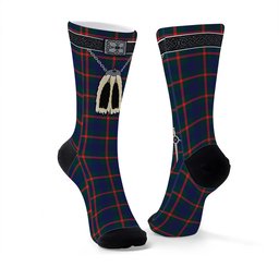 ScotsTee Shop Scottish Agnew Modern Clan Highland Kilt Sporran Tartan Socks