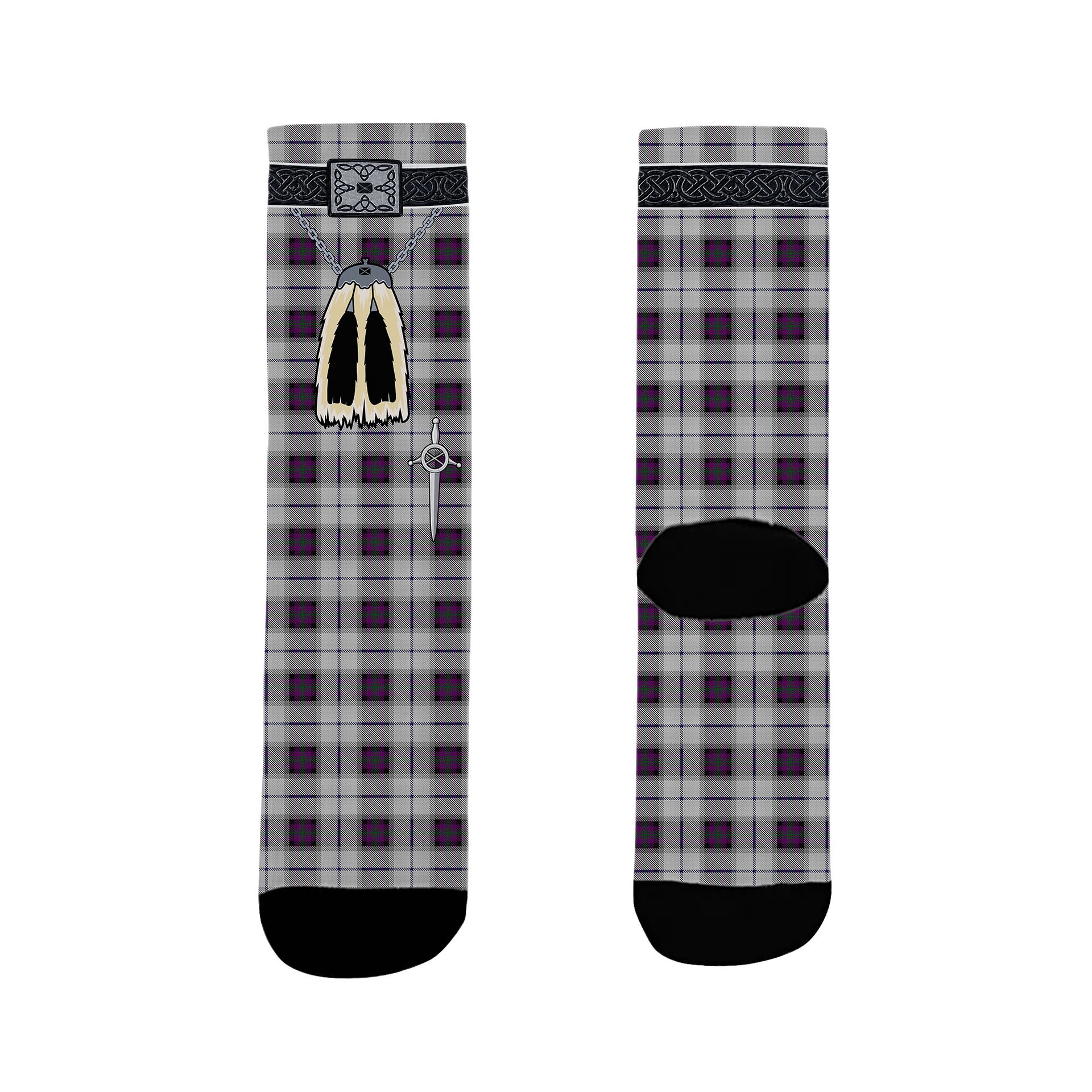 ScotsTee Shop Scottish Alexander of Menstry Dress Clan Highland Kilt Sporran Tartan Socks