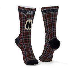 ScotsTee Shop Scottish Borthwick Clan Highland Kilt Sporran Tartan Socks
