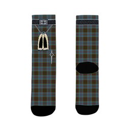 ScotsTee Shop Scottish Anderson Clan Highland Kilt Sporran Tartan Socks