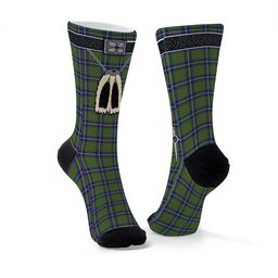 ScotsTee Shop Scottish Cameron of Lochiel Hunting Clan Highland Kilt Sporran Tartan Socks