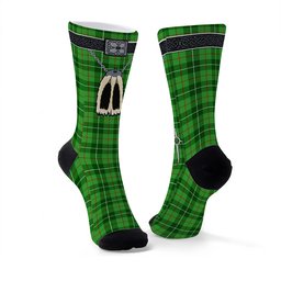 ScotsTee Shop Scottish Boyle SC Clan Highland Kilt Sporran Tartan Socks