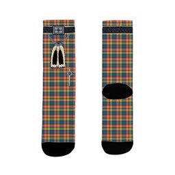 ScotsTee Shop Scottish Buchanan Ancient Clan Highland Kilt Sporran Tartan Socks