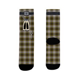 ScotsTee Shop Scottish Buchanan Dress Clan Highland Kilt Sporran Tartan Socks