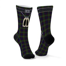ScotsTee Shop Scottish Cunningham Hunting Clan Highland Kilt Sporran Tartan Socks