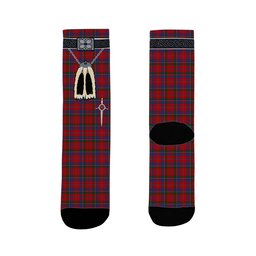 ScotsTee Shop Scottish Donald of Glenaladale Clan Highland Kilt Sporran Tartan Socks