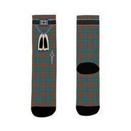 ScotsTee Shop Scottish Cameron Hunting Ancient Clan Highland Kilt Sporran Tartan Socks