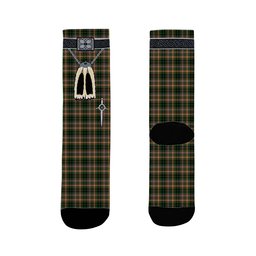 ScotsTee Shop Scottish Buchanan Hunting SC Clan Highland Kilt Sporran Tartan Socks